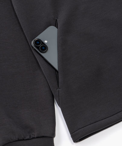 CENTER MOCK NECK FULL ZIP