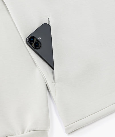 CENTER MOCK NECK FULL ZIP