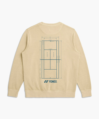 ZUMEN TENNIS COURT SWEATSHIRT